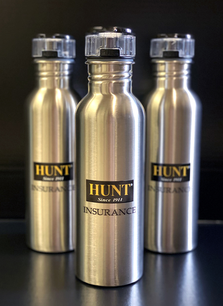 Hunt water bottle corporate merchandise