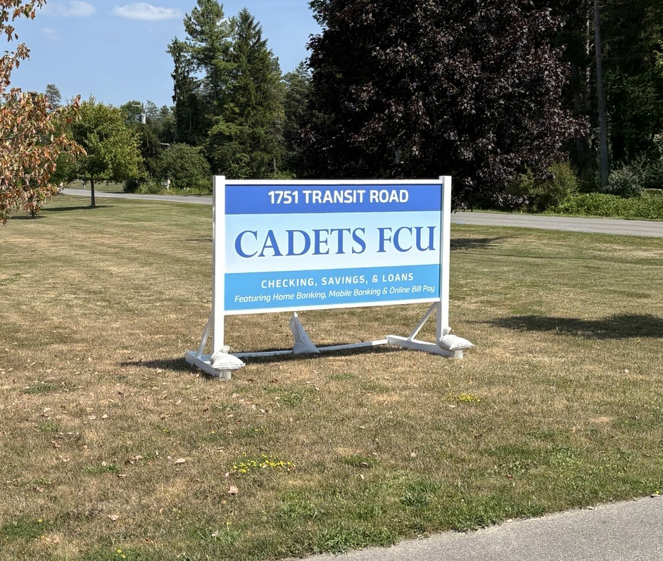 Image of Cadets Federal Credit Union Sign
